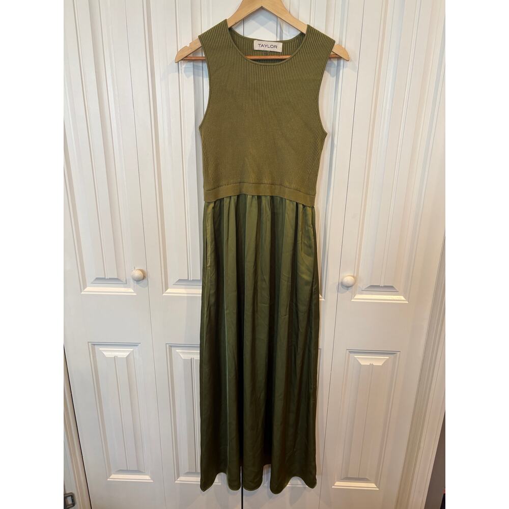 Taylor Green Tank‎ Maxi Dress Size large